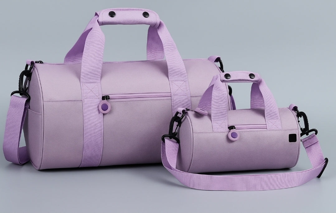Stylish Lilac Mini Duffel Bag Chic & Compact