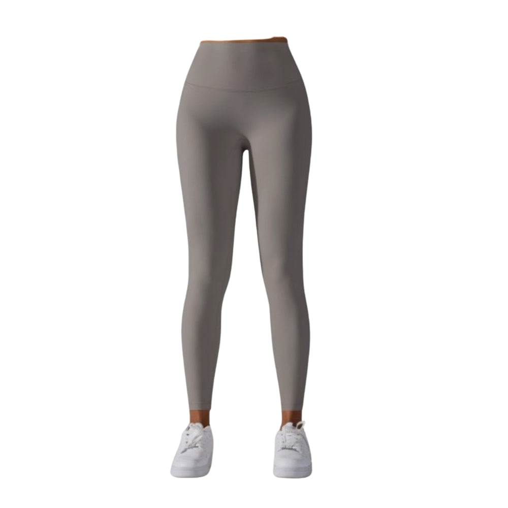 High-Waisted Grey Leggings