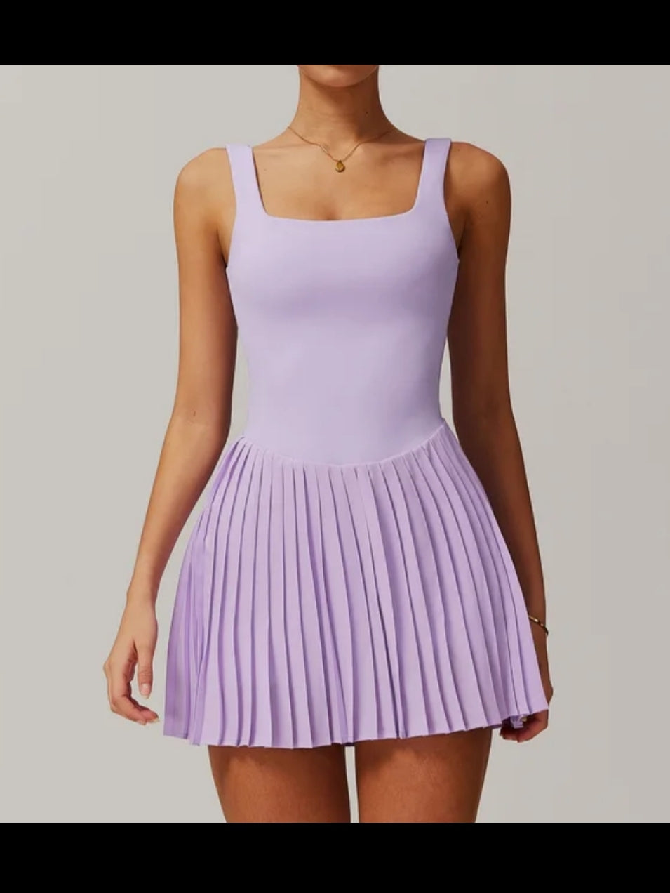 Pleated A-Line Tennis Dress
