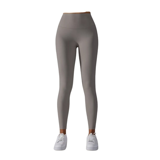 High-Waisted Grey Leggings